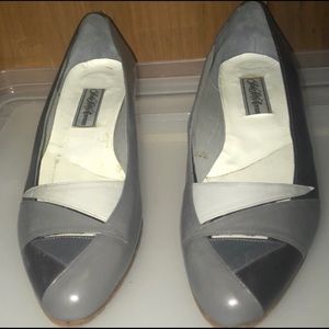 Vanelli Saks Fifth Avenue Grey Flats 8 1/2 N